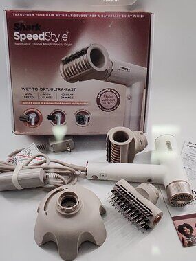 Shark SpeedStyle Rapid Gloss Finisher & High-Velocity Dryer Model#HD332 PA#641